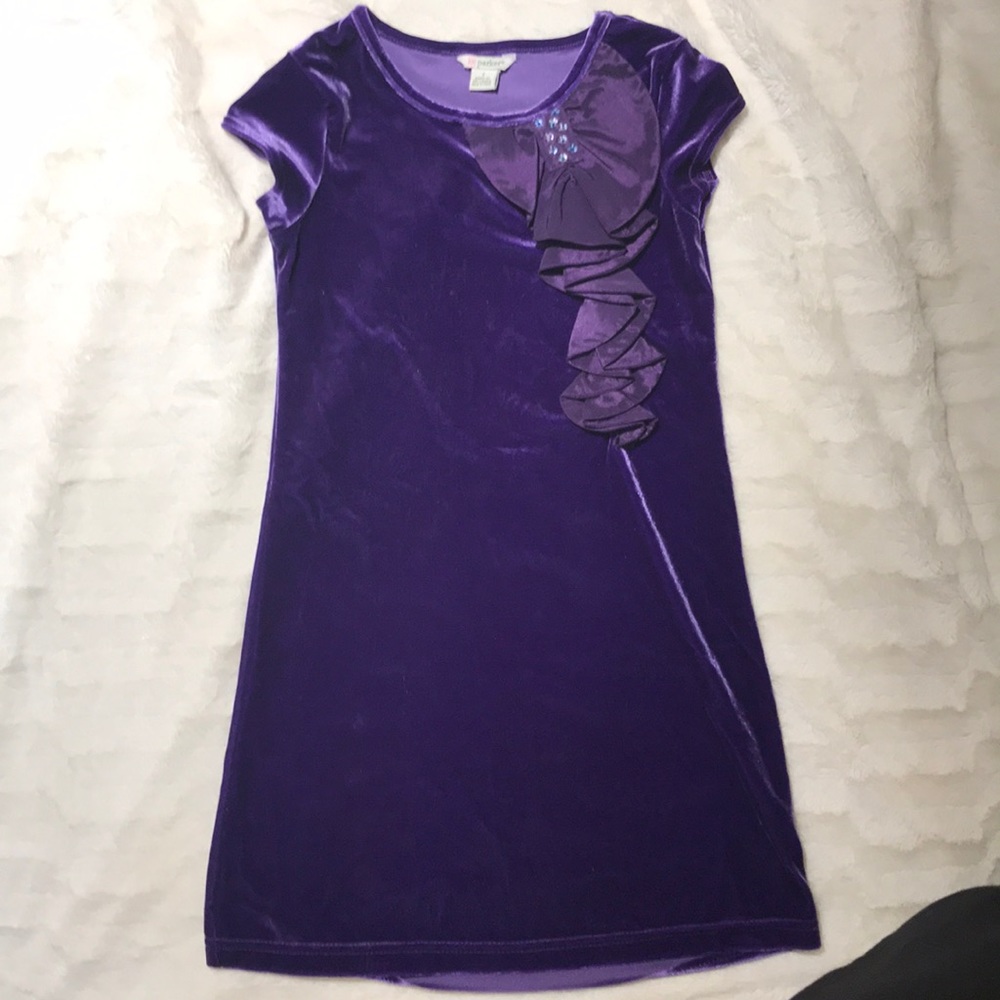 KC Parker Velvet Girls dress